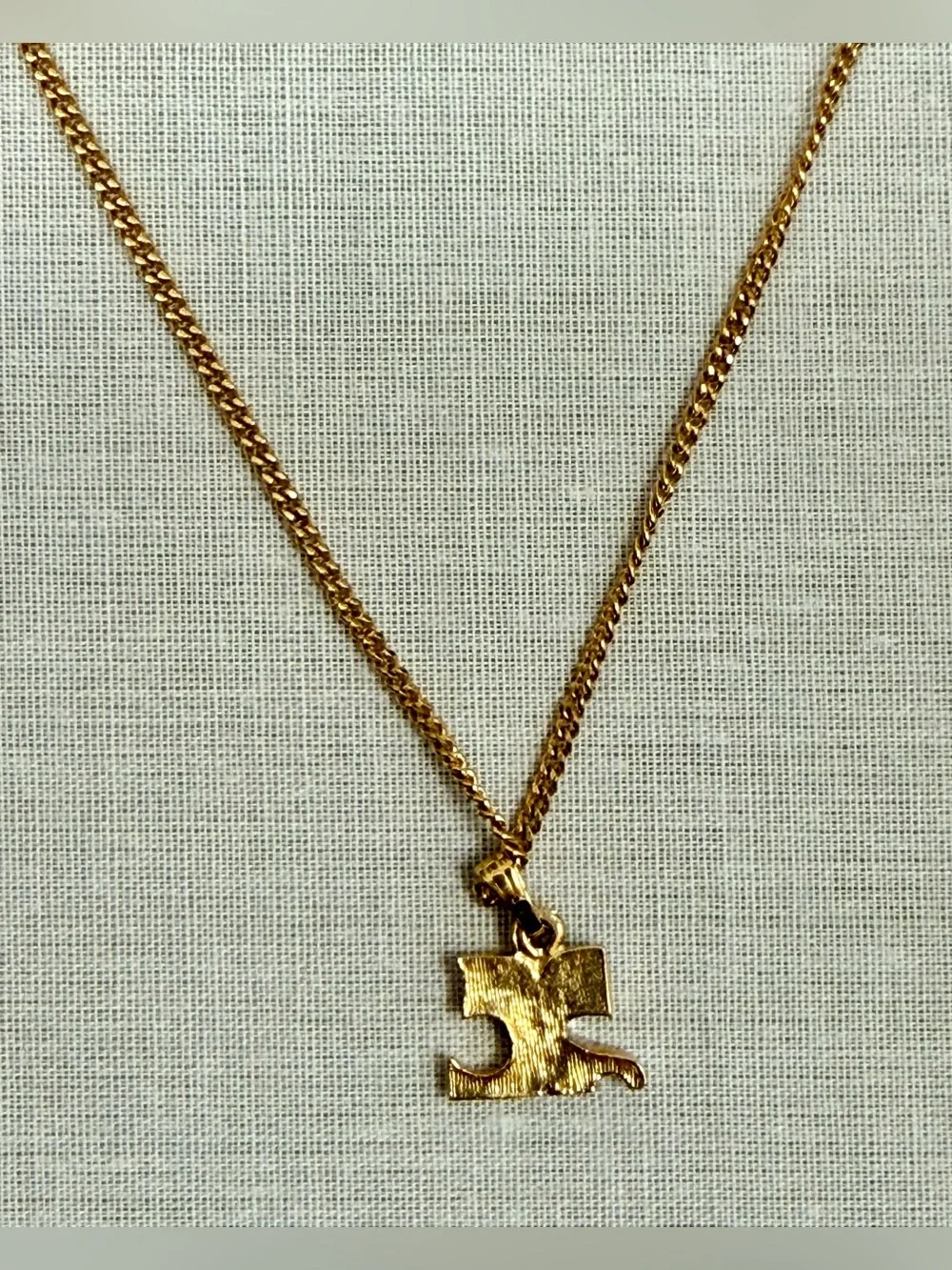 COURREGES Paris Vintage Y2K Luxury Everyday Two-Tone Rhinestone Logo Necklace - Picture 10 of 10